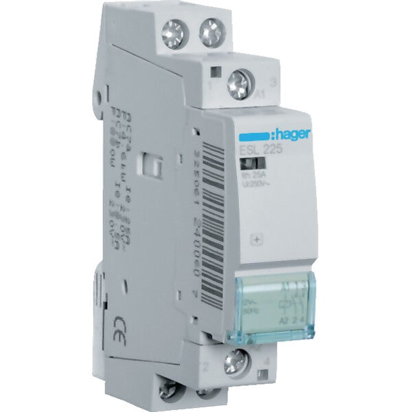 Hager Schütz 25A 2S 8/12V ESL225